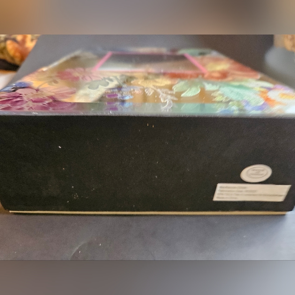 Mackenzie Childs Flower Market Reflections Carriage Clock - Picture 3 of 8